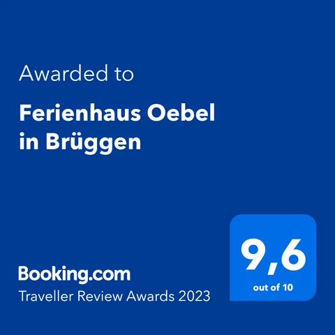 Booking.com Traveller Review Award 2023: 9.6 out of 10
